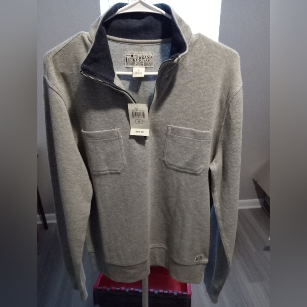 Lucky Brand Grey Sweater Size Small NWT